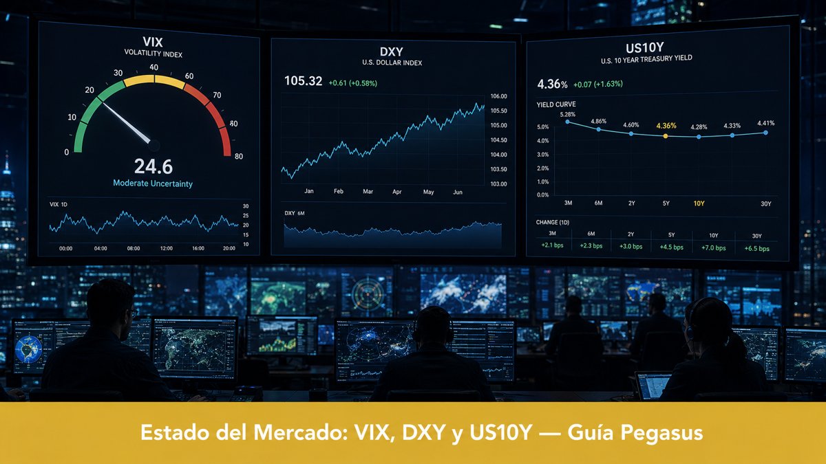 Qué es el estado del mercado (y por qué VIX, DXY y US10Y lo definen)