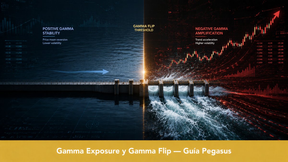 Gamma Exposure y Gamma Flip: por qué los dealers mueven el mercado sin querer